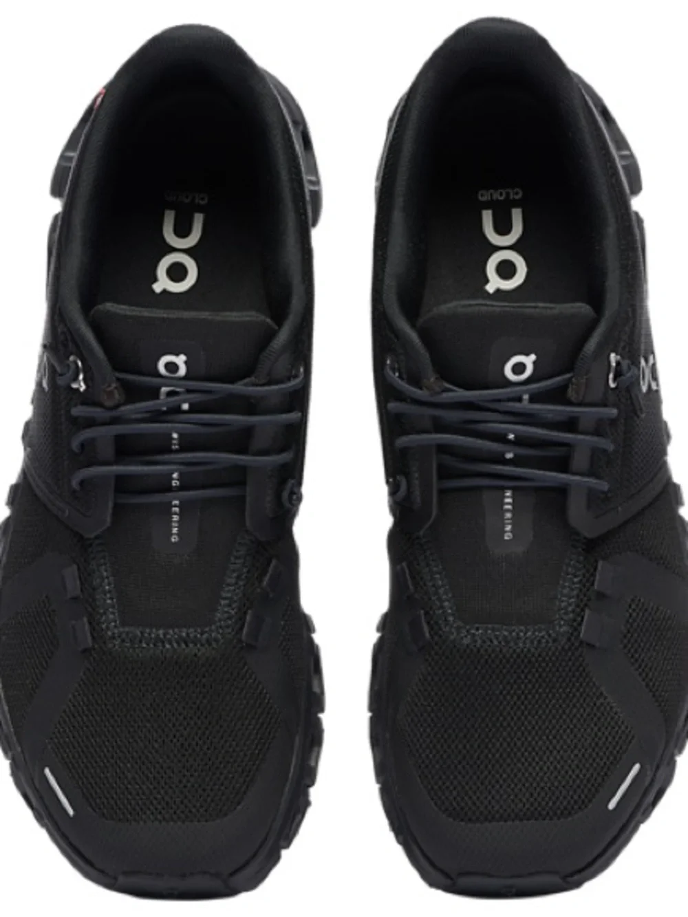On Running Cloud 6 Black Athletic Running Shoes